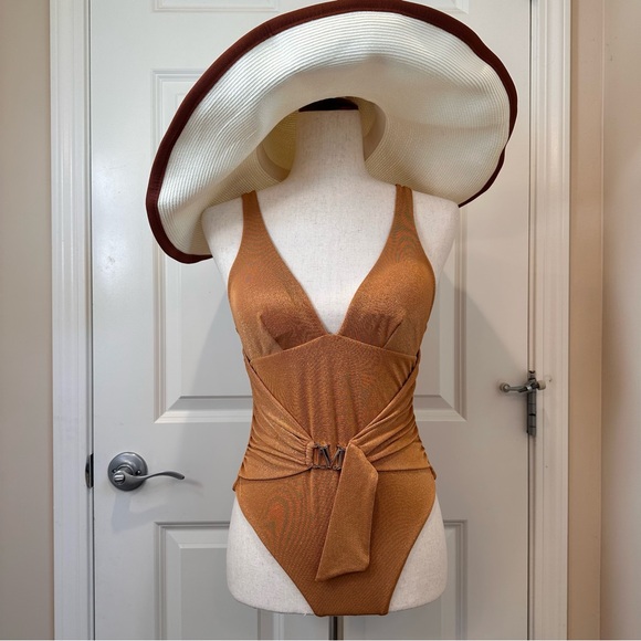 NWOT Max Mara Label-cut ‘Tullia’ Wide Brim Hat Size: S/M 57 Spring/Summer/ Beach main image 11